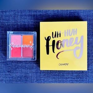 Colourpop Uh-Huh Honey & On The Mango eyeshadow palette bundle